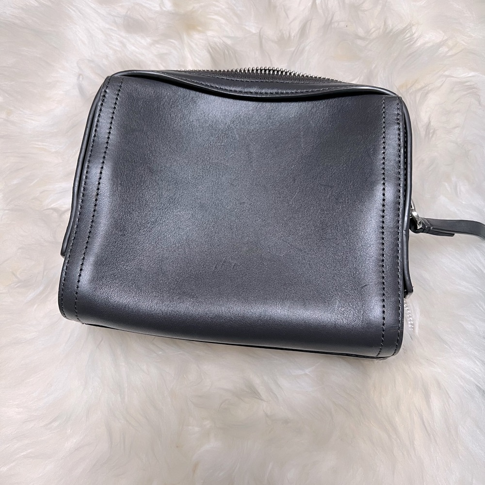 3.1 Phillip Lim Leather Soleil Mini Cross Body Bag (Charcoal Grey)